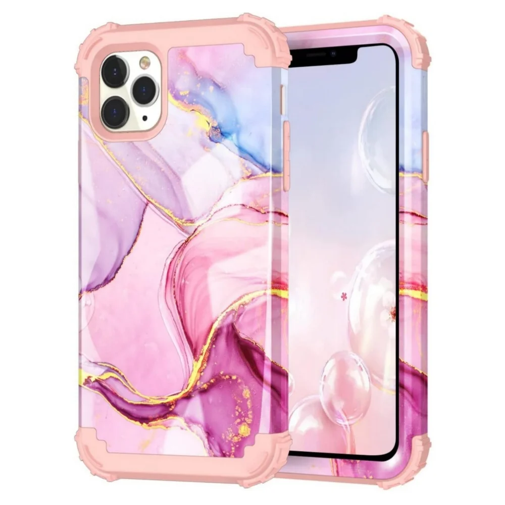 Purple Marble iPhone 11 Pro Max Phone Case
